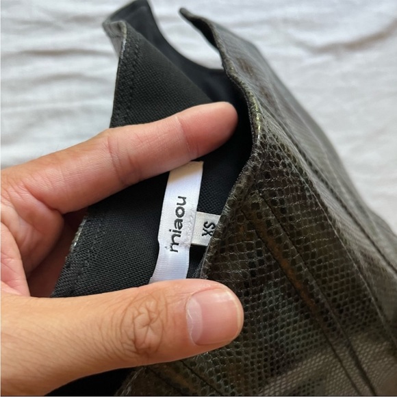 Miaou Leila corset in Forest Python - Picture 4 of 6